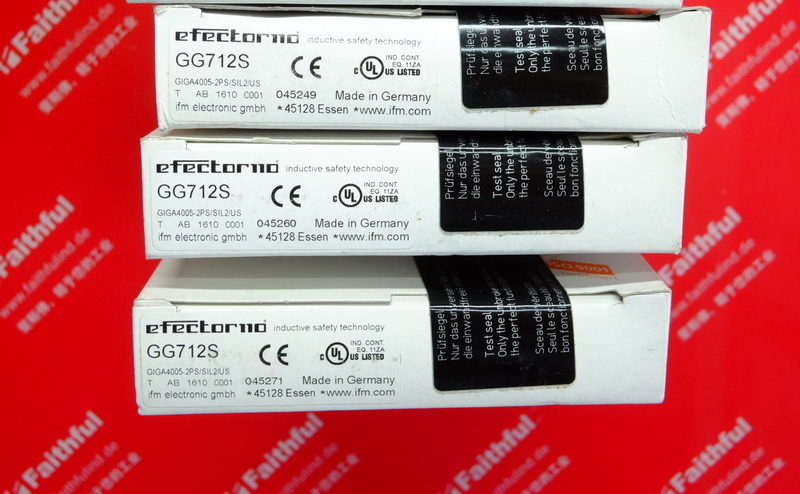 Ifm GG712S 易福门电感式安全接近开关 GIGA4005-2PS/SIL2/US