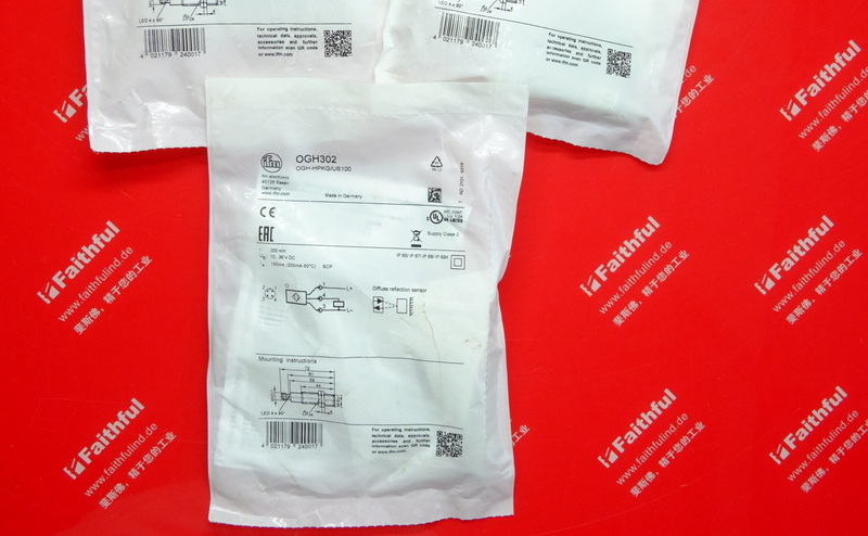 Ifm OGH302 易福门带背景消除的漫反射光电开关 OGH-HPKG/US100