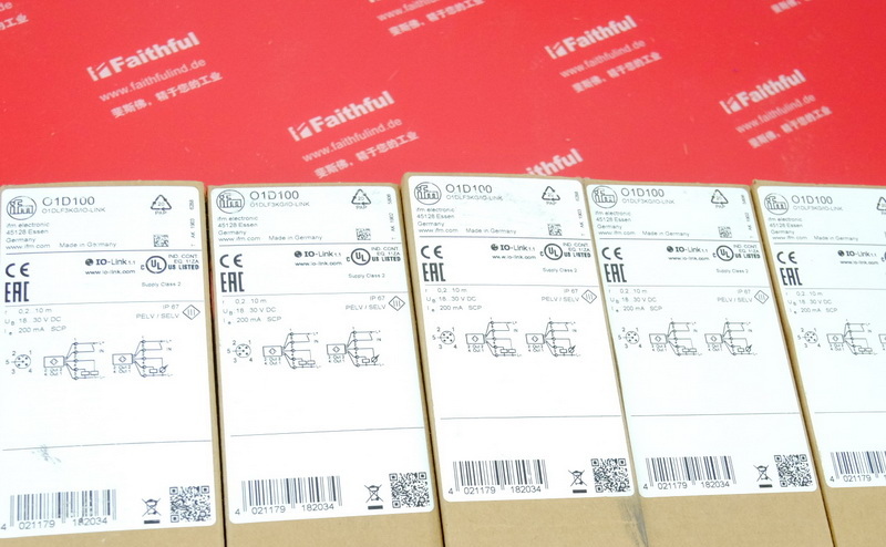 Ifm O1D100 易福门激光测距传感器 O1DLF3KG/IO-LINK
