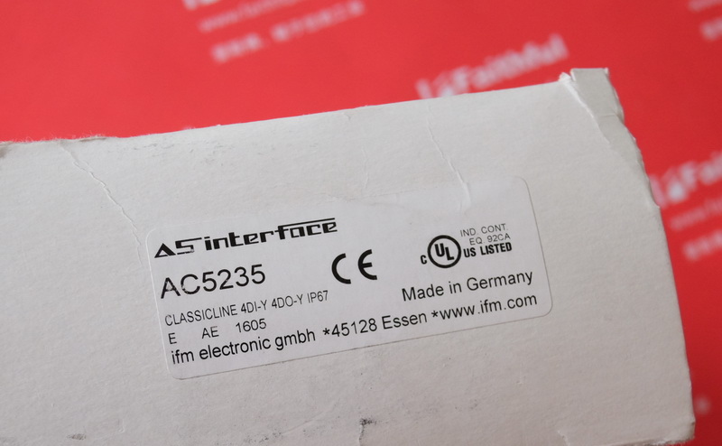 Ifm AC5235 易福门具快速安装技术的AS-Interface ClassicLine模块 ClassicLine 4DI-Y 4DO-Y IP67