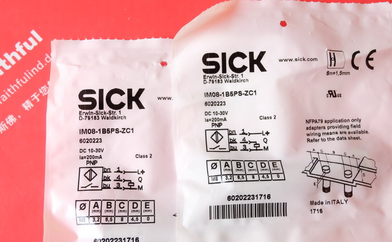 Sick IM08-1B5PS-ZC1 西克接近传感器 6020223