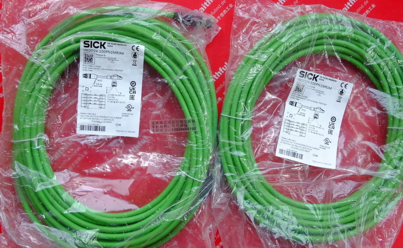 Sick YM2D24-100PN1MRJA4 西克连接线 M12 D-CODE RJ45 2106185