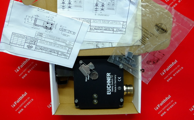 Euchner 075855 安士能TZ系列安全开关 TZ1RE024RC18VABH-075855，RC18圆形接插头