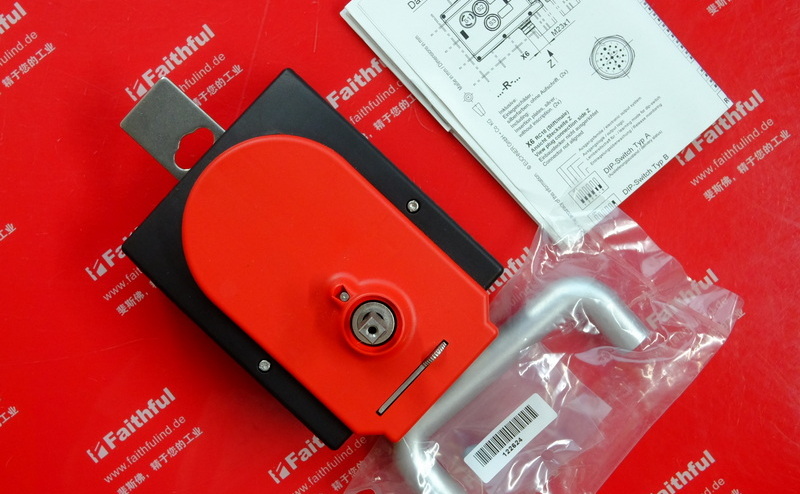 Euchner 111158 安士能手柄模块 MGB-H-AA1A3-L-111158，具有自动伸出机械防锁装置