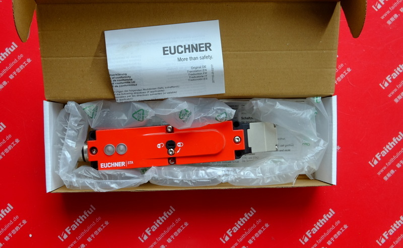 Euchner 099658 安士能具有门监控触点的STA系列安全开关 STA3A-2131A024L024RC18，RC18圆形接插头
