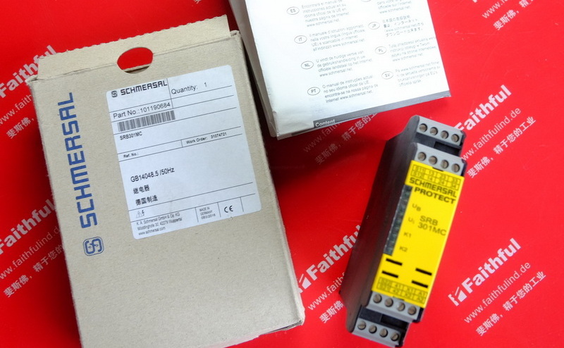 Schmersal 101190684 施迈赛安全继电器模块 SRB301MC-24V