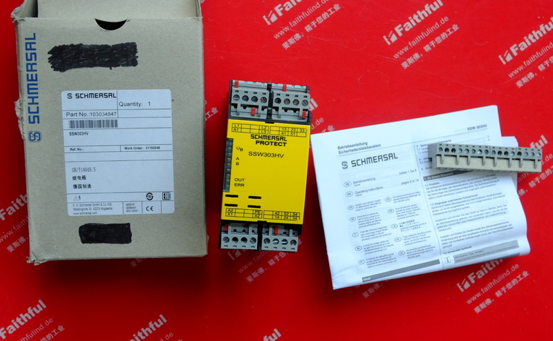 Schmersal 103034847 施迈赛静止监控 SSW303HV