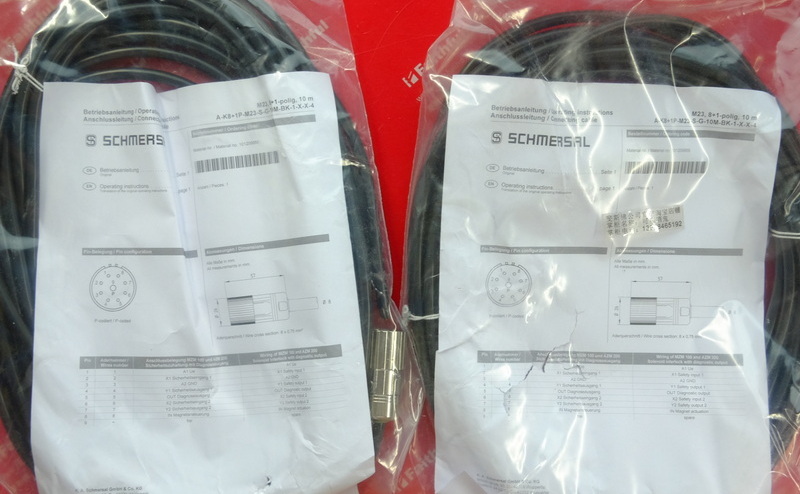 Schmersal 101209958 施迈赛预布线电缆 A-K8+1P-M23-S-G-10M-BK-1-X-X-4