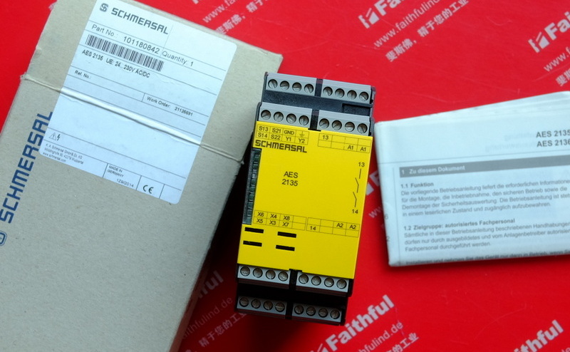 Schmersal 101180842 施迈赛安全继电器模块 AES 2135 UE: 24...230V AC/DC