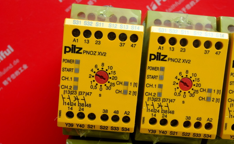 pilz 774500 皮尔磁安全继电器模块 PNOZ XV2 30/24VDC 2n/o 2n/o t