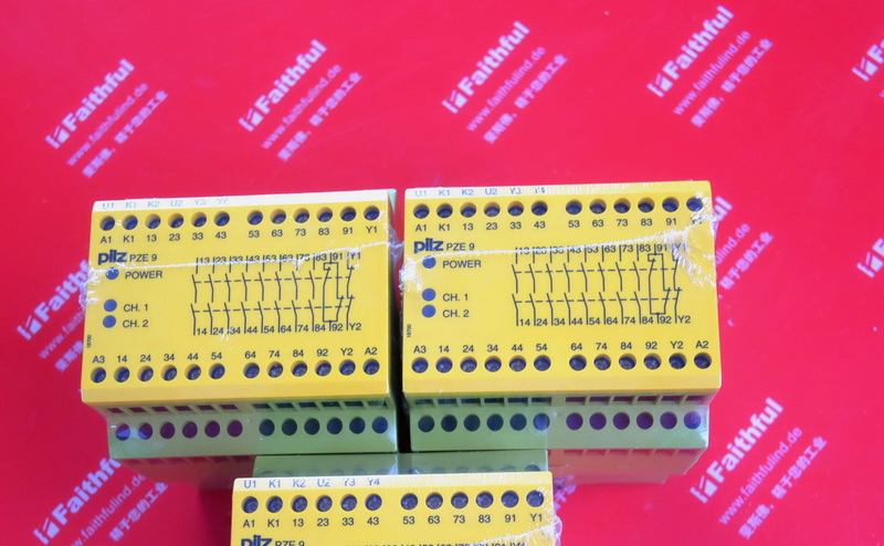 pilz 774150 皮尔磁安全继电器模块 PZE 9 24VDC 8n/o 1n/c