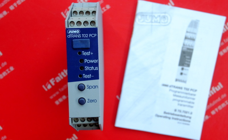 Jumo 00553717 久茂四线制变送器 956521 707021/999-999-22 dTRANS T02 PCP