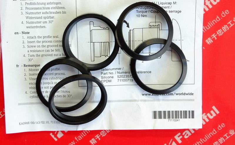 E+H 71100719 恩德斯豪斯EPDM垫圈 Endress+Hauser