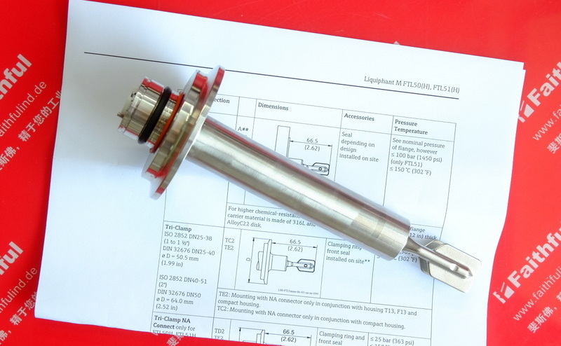 E+H TE2 恩德斯豪斯音叉物位计用传感器 FTL50 FTL51 FTL50H 卡箍 Endress+Hauser