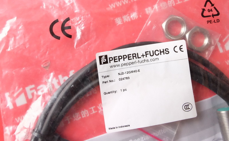 P+F 024783 倍加福电感式传感器 NJ2-12GM40-E Pepperl+Fuchs