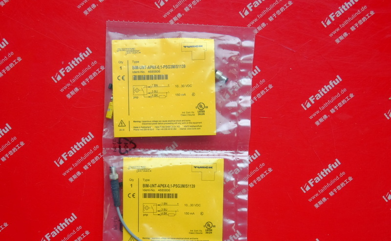 Turck 4685806 图尔克位置开关 BIM-UNT-AP6X-0.1-PSG3M/S1139