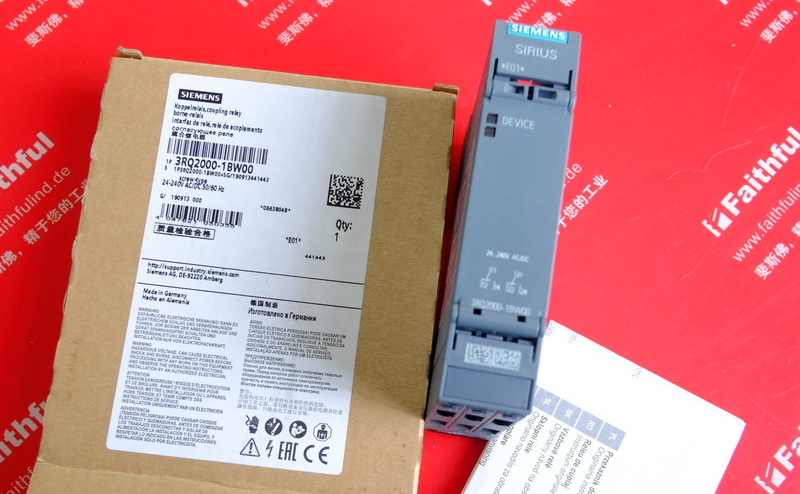 Siemens 3RQ2000-1BW00 西门子耦合继电器 SIRIUS