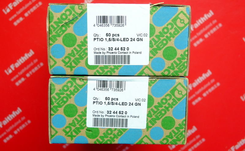 Phoenix Contact 3244520 菲尼克斯启动器执行器接线端子 PTIO 1,5/S/4-LED