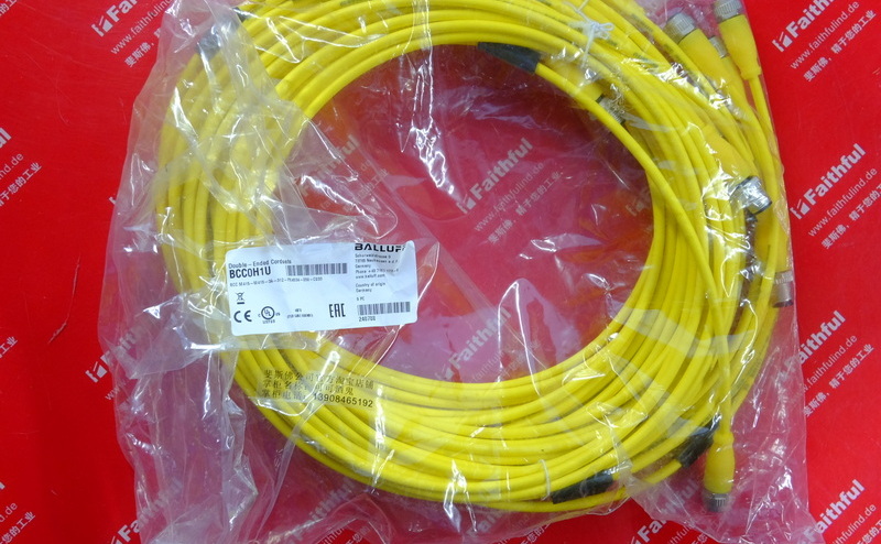 Balluff BCC0H1U 巴鲁夫安全电缆 BCC M415-M415-3A-312-PX4534-050-C033 AIDA标准双头连接电缆