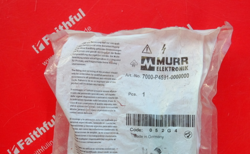 Murr-Elektronik 7000-P4591-0000000 穆尔电源连接器 M12 5针 L-Code E12673