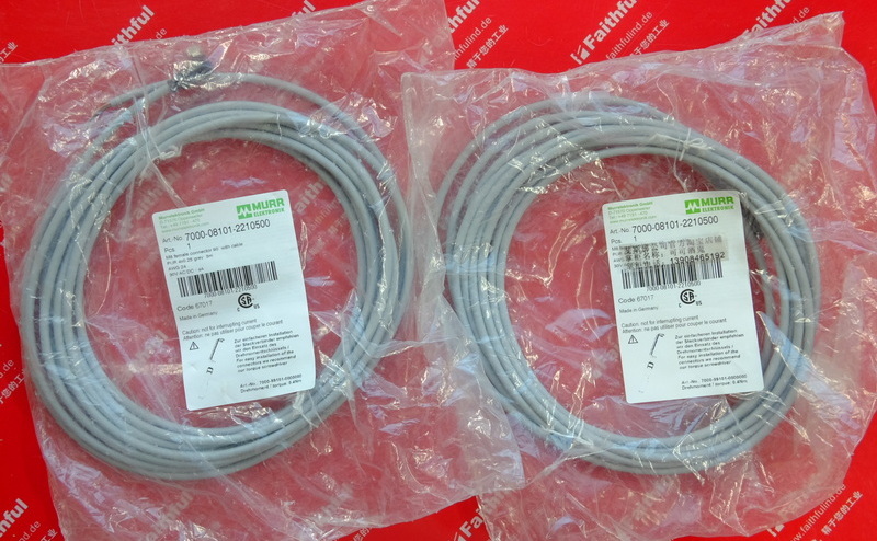 Murr-Elektronik 7000-08101-2210500 穆尔连接线 M8 4芯 5米 PUR