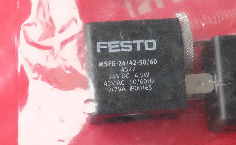 Festo 4527 费斯托电磁线圈 MSFG-24/42-50/60