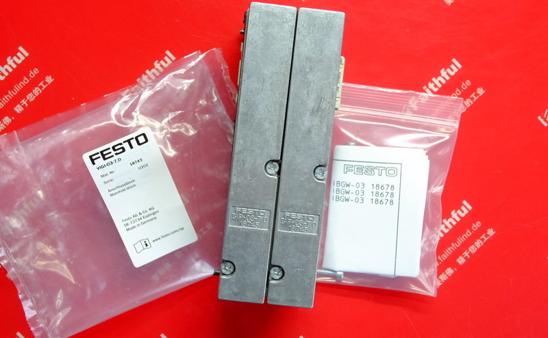 Festo 18743 费斯托阀岛阀块 VIGI-03-7,0
