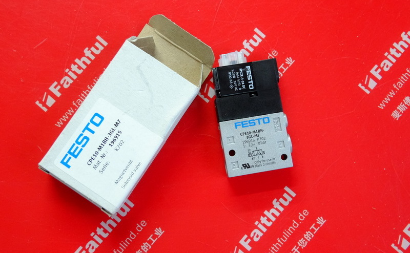 Festo 196915 费斯托电磁阀 CPE10-M1BH-3GL-M7
