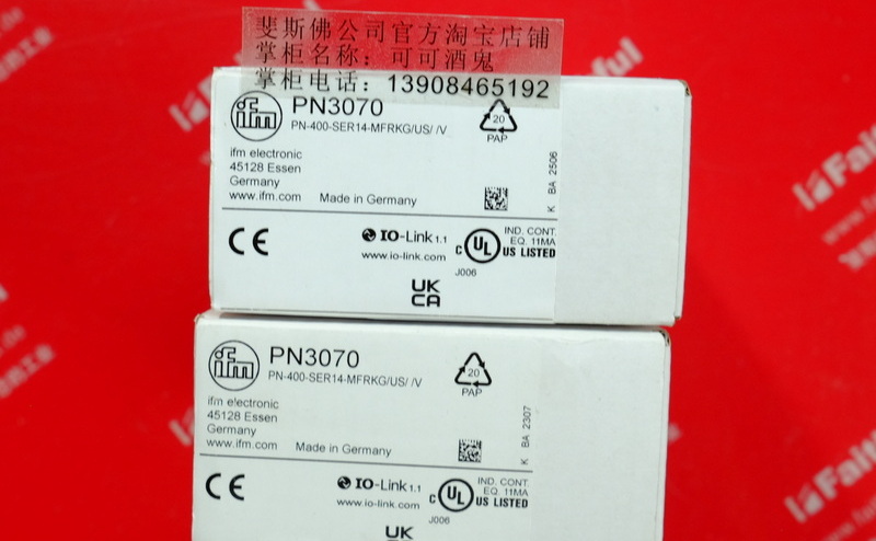 IFM PN3070 易福门带显示屏的压力传感器 PN-400-SER14-MFRKG/US/ /V