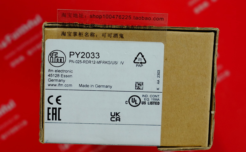 IFM PY2033 易福门带显示屏的压力传感器 PN-025-RDR12-MFRKG/US/ /V
