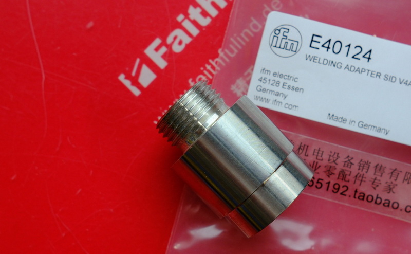 Ifm E40124 易福门全新焊接管接头 WELDING ADAPTER SID V4A