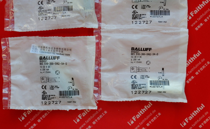 Balluff BHS0021 巴鲁夫全新电感式开关 BES 516-300-S162-S4-D